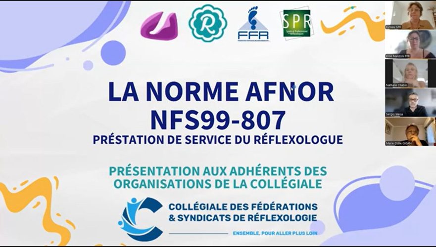 20250915_soiree_afnor Soirée présentation de la norme AFNOR NFS99-807 prestations de service du réflexologue